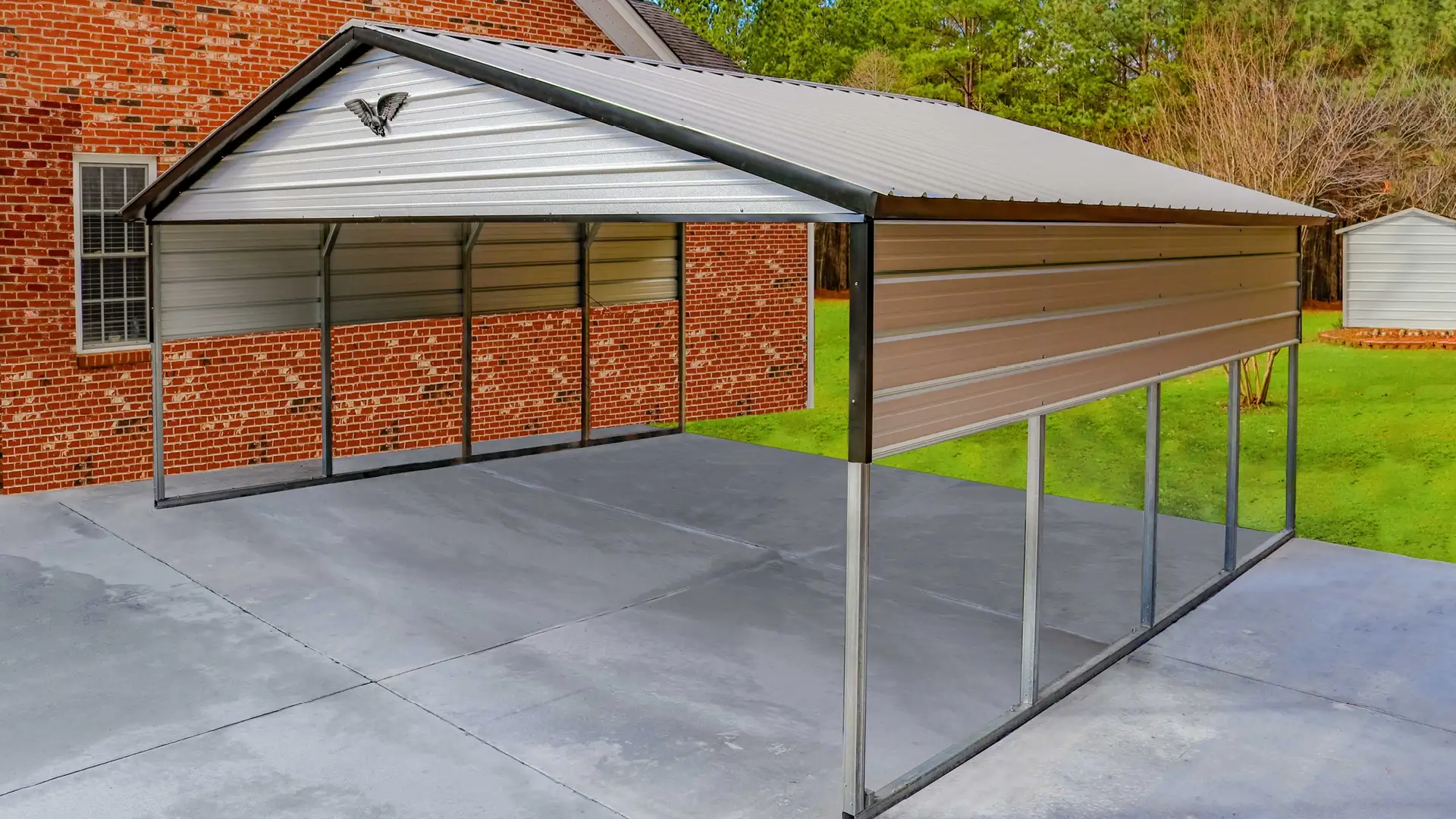 Metal Carport for Storage